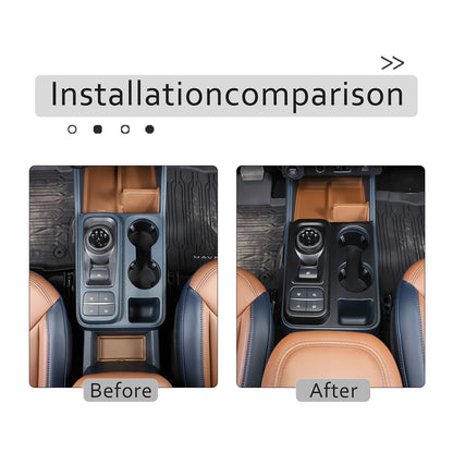 Matte Black Full Interior Set Panel Decor Cover Trim Kit For Ford Maverick 22-24 143