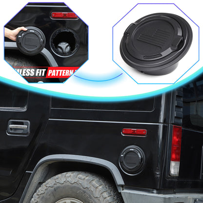 Replace US Flag Door Fuel Tank Cover Gas Lid Cap For Hummer H2 2003-09 1