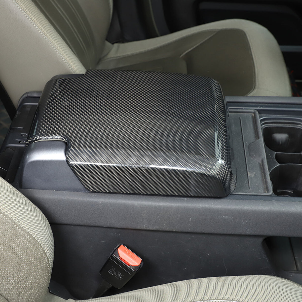 Real Carbon Fiber Center Console Armrest Box Cover For LR Defender 90 110 20-24 10