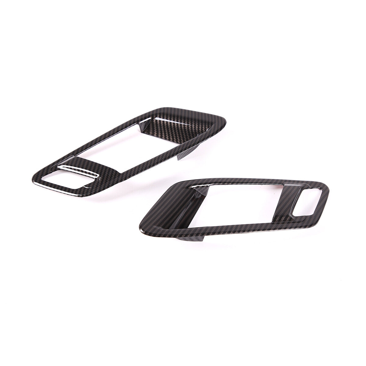 ABS Carbon Fiber Interior Door Handle Cover Trim Frame For Toyota Supra 19-24 9