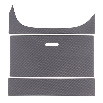 Matt Real Carbon fiber Water Cup Holder Panel Cover Trim For Jaguar F-TYPE 2013+ 18