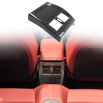 Real Carbon Fiber Rear Air Vent Trim For BMW 4 Series 430i G22 G26 2020-24 9