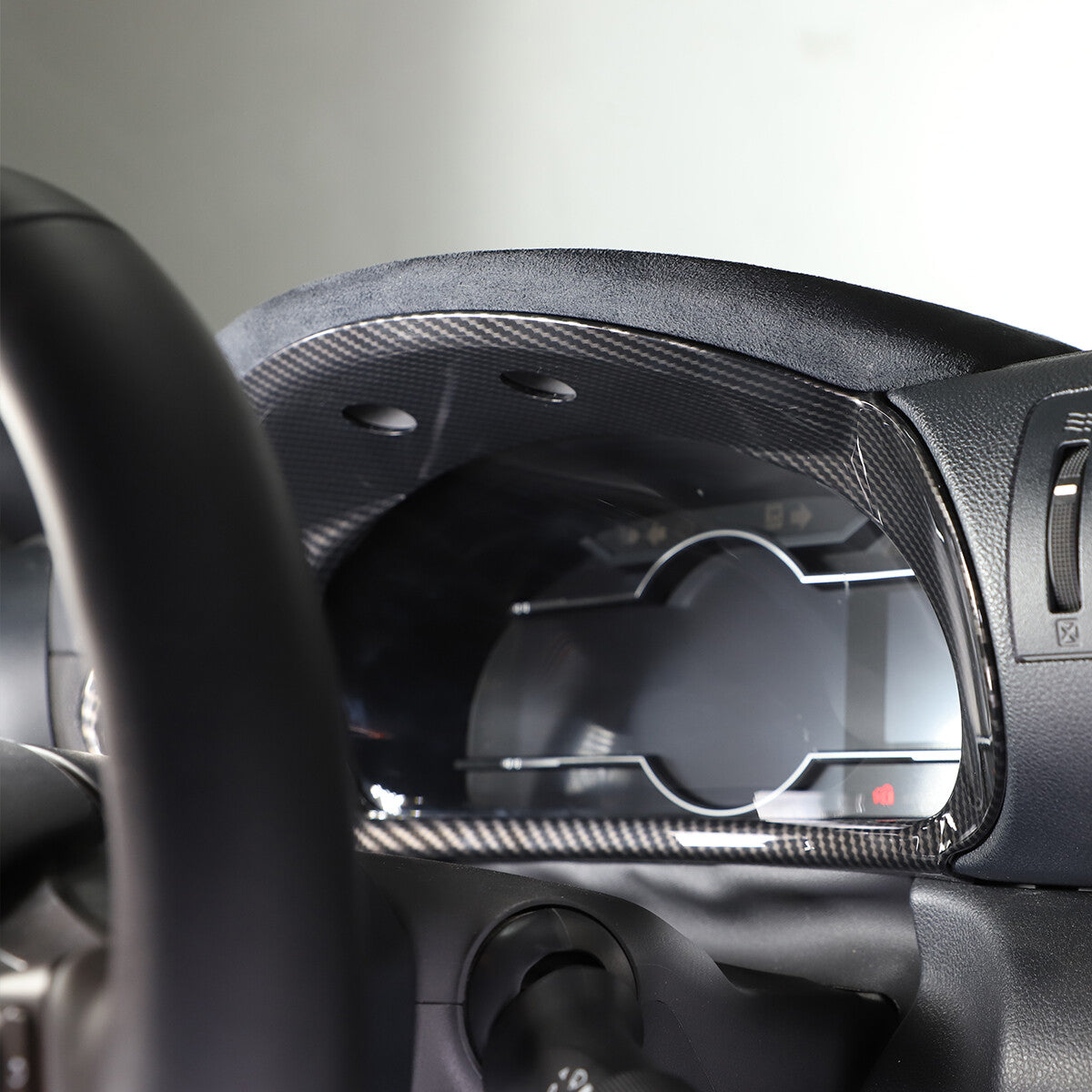 Carbon Fiber ABS Dashboard frame Trim cover Fit for GR86 Subaru BRZ 2022-23 7