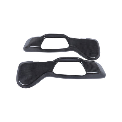 Real Carbon Fiber Interior Seat Side Panel Trim Cover For Toyota Supra A90 19-24 6