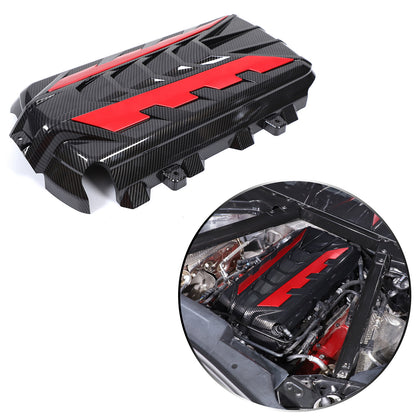 Engine Bay Panel Cover Trim in Edge Blue/Red/Black For Corvette Coupe C8 2020-26 - Styles 1-5 54