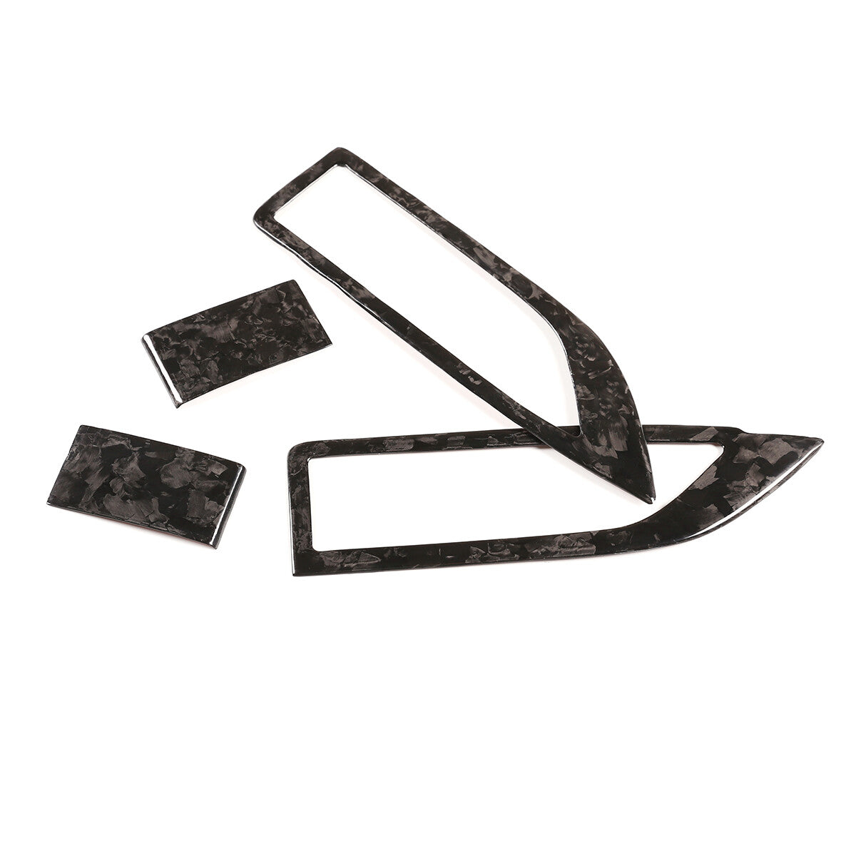 Real Carbon Fiber Window Lift Panel Trim Cover For Ferrari 458 11-16 6