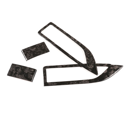 Real Carbon Fiber Window Lift Panel Trim Cover For Ferrari 458 11-16 6
