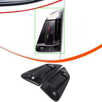 Glossy Black Exterior Door Handle Side Mirror Trim Set For Nissan 370Z Z34 09-20 6