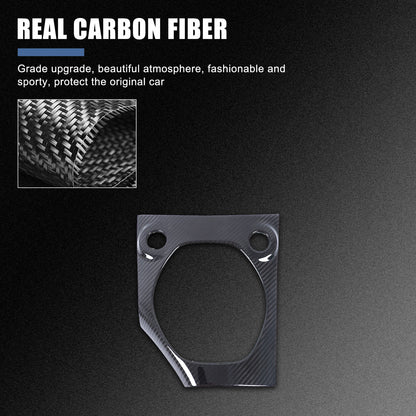 Real Carbon Fiber Center Console Gear Shift Base Trim For Nissan 400Z RZ34 MT 19
