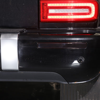 Smoked Black Rear Tail Light Fog Cover Trim Kit For Benz G W464 G500 G63 19-23 18