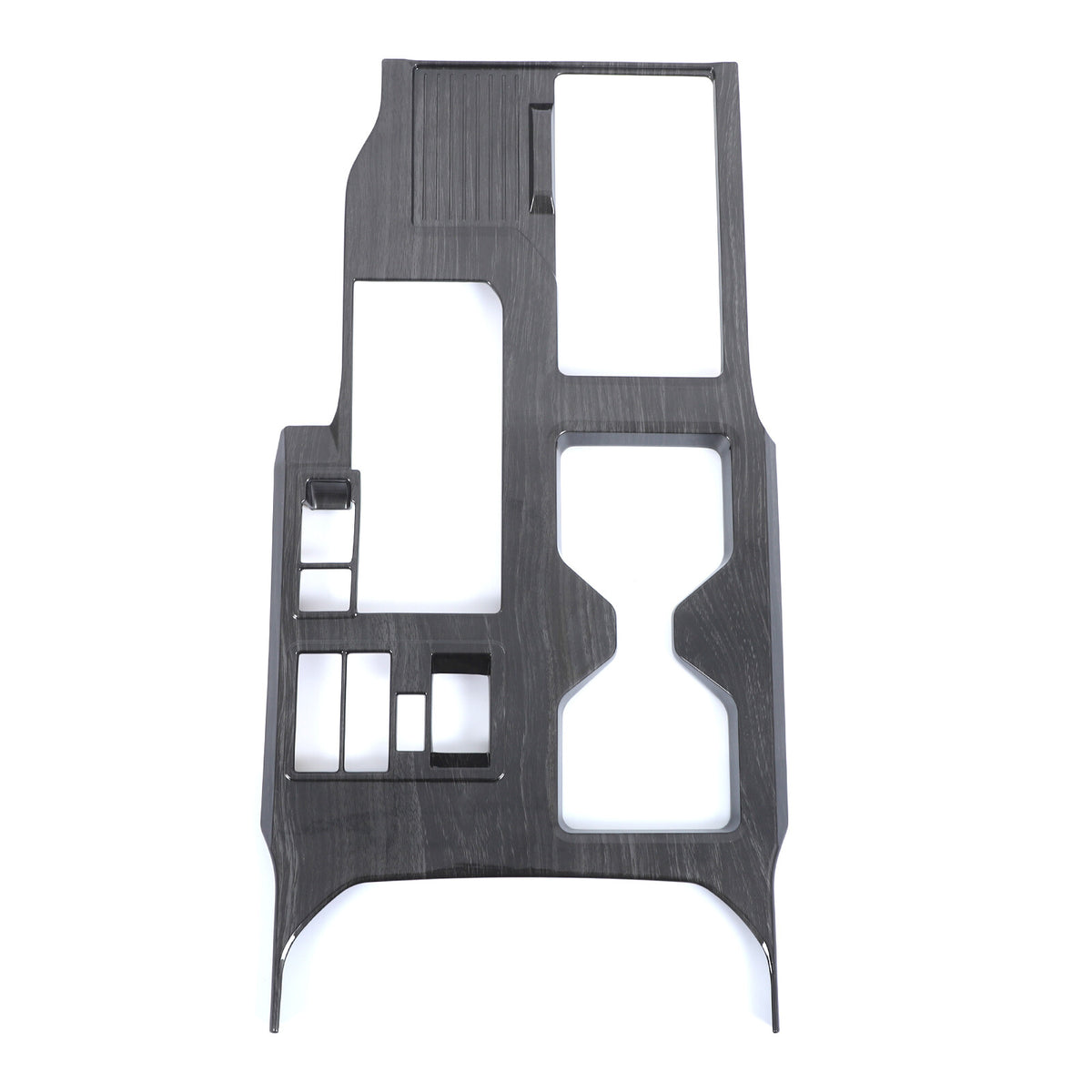 Black Wood Grain Center Console Gear Shift Panel Trim for Toyota Prado LC250 24+ 20
