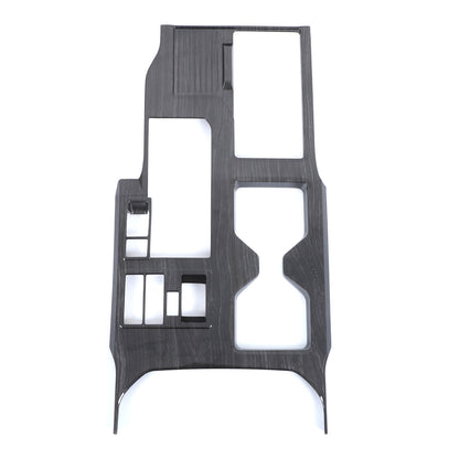 Black Wood Grain Center Console Gear Shift Panel Trim for Toyota Prado LC250 24+ 20