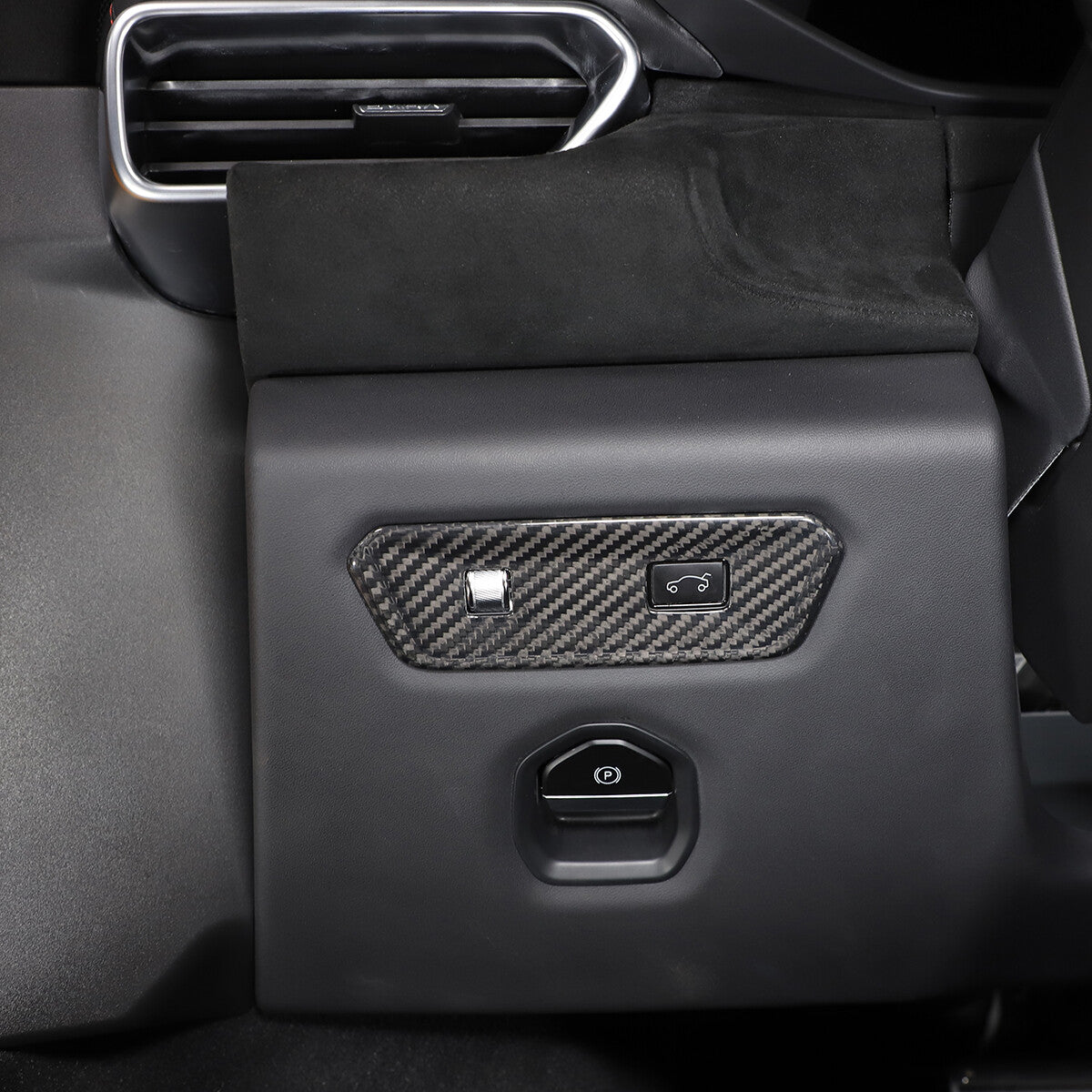 Real Carbon fiber Door Tailgate Switch Button Cover Trim For Lotus EMIRA 2021-25 15