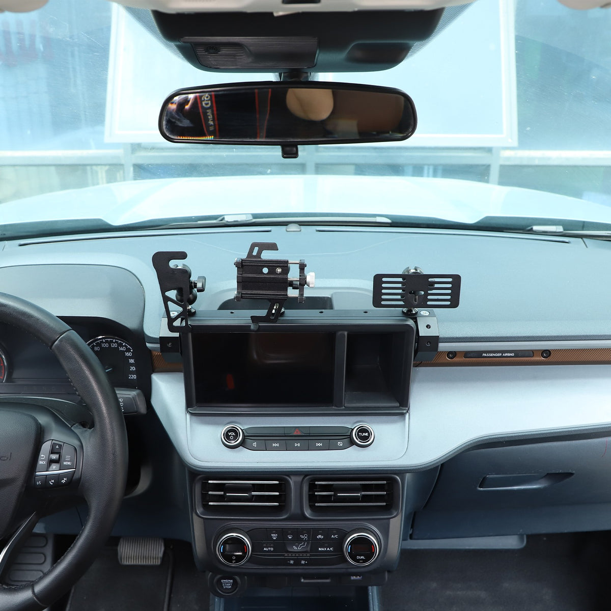 Off-Road Navigation Screen Rear Expansion Platform For Ford Maverick 2022+ 11