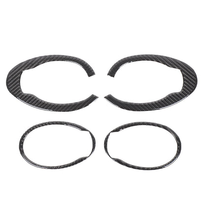 Soft Carbon Fiber Interior Center Console trim Sticker For Nissan Juke 2011-2019 15