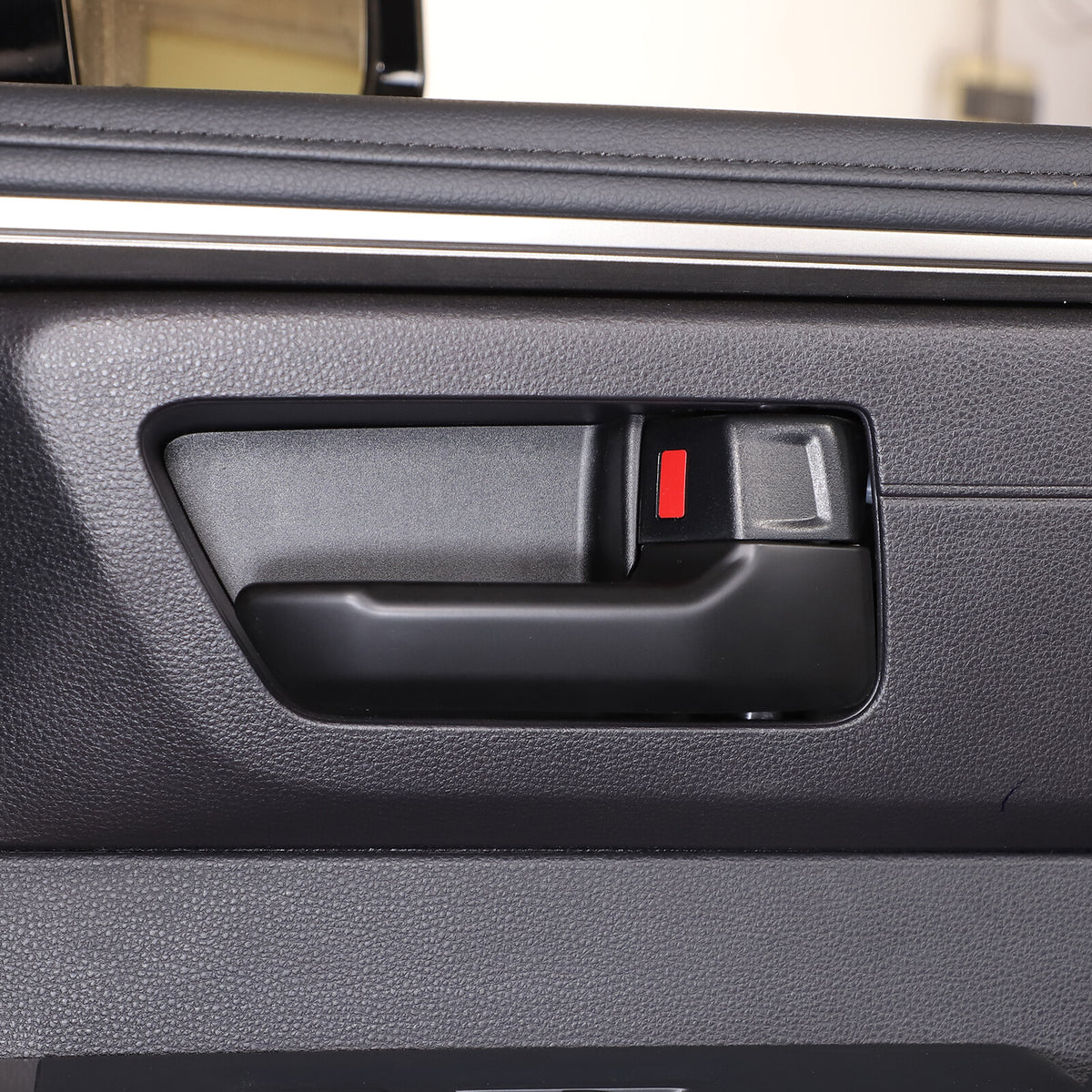 Matte Black ABS Interior Decoration Cover Trim Kit For Toyota Tundra 2022-26 US - Variants 6-10 6