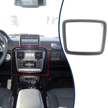 Matte Real Carbon Fiber Center Console CD Panel Trim For Benz G-Class W463 12-18 8