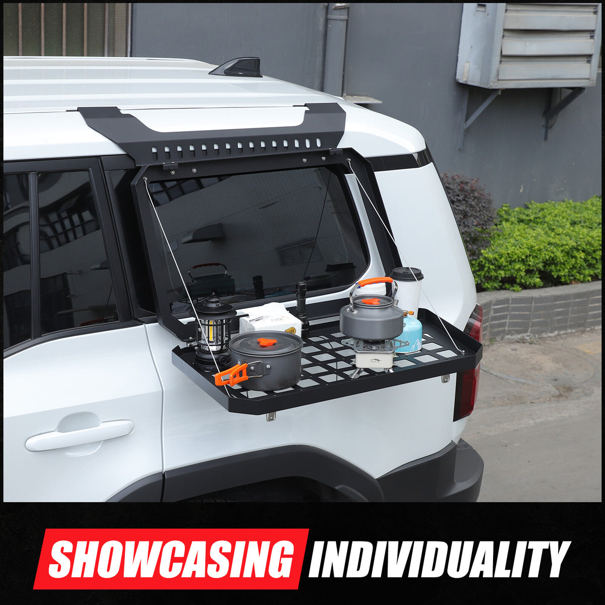 Exterior Side Window Molle Panel Storage For Toyota Land Cruiser LC250 24+ US 14