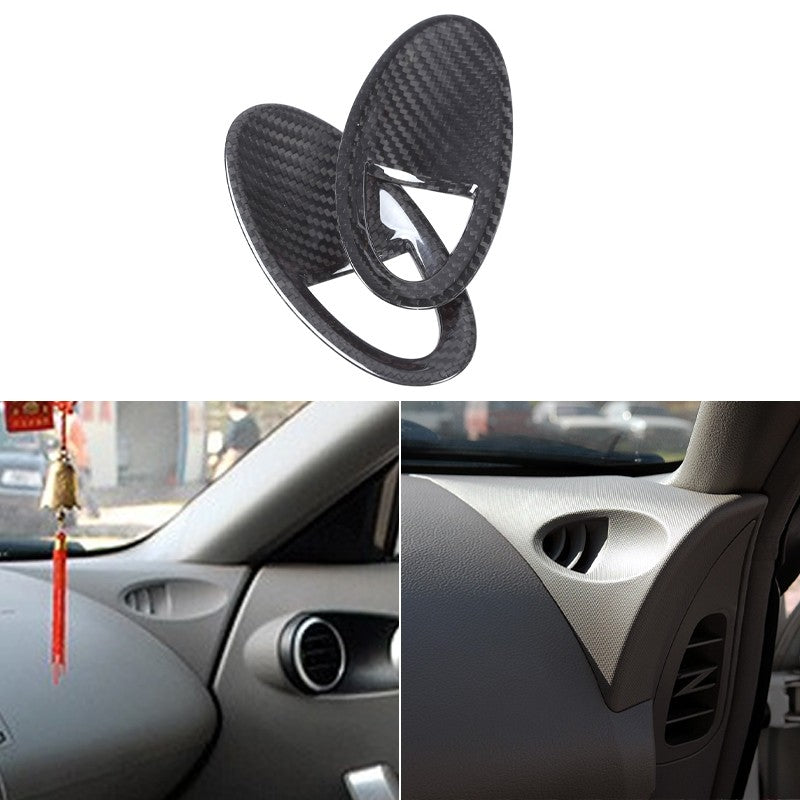 Real Carbon Fiber Side Air Vent Cover Trim For Nissan 350Z Z33 2003-2006 20