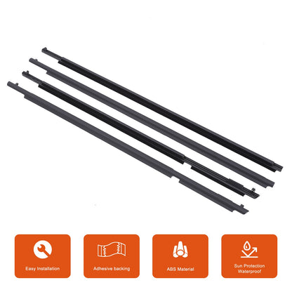 Replacement Rubber Window Outer Seal Strip For Toyota Prado LC150 2010-2020 US 15