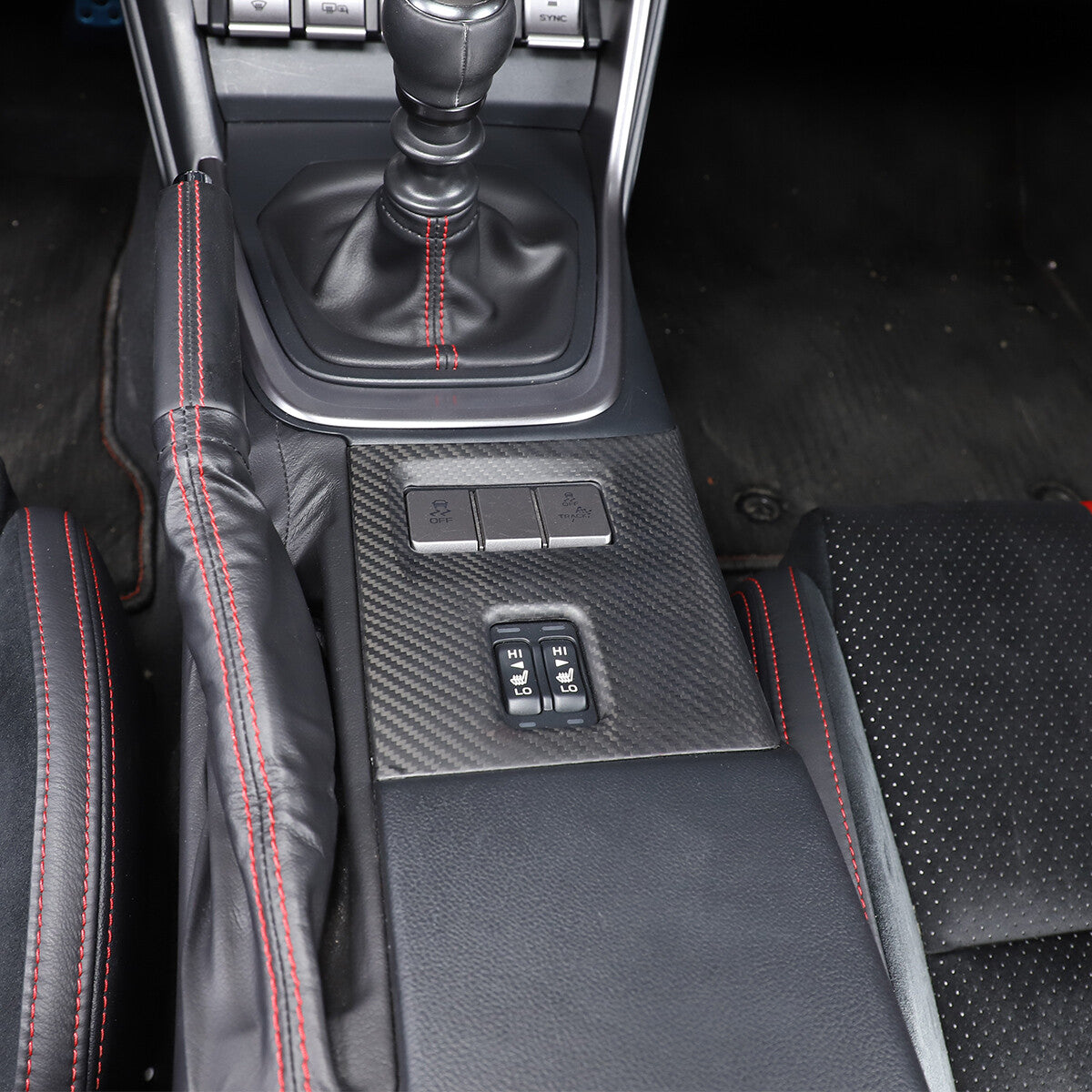 Matte Real Carbon Fiber Interior Center Trim Set For GR86/Subaru BRZ 2022+ 153
