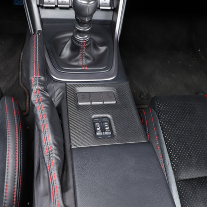 Matte Real Carbon Fiber Interior Center Trim Set For GR86/Subaru BRZ 2022+ 153