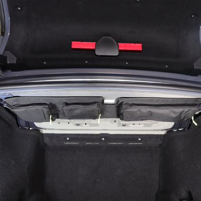 Black Rear Trunk Hanging Storage Bag Organizer For BMW 7 Series G70 i7 2023-25 18