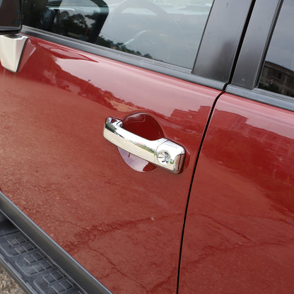 Chrome Door Handle & Rearview Mirror Trim Cover Kit For FJ Cruiser 2007-21 10