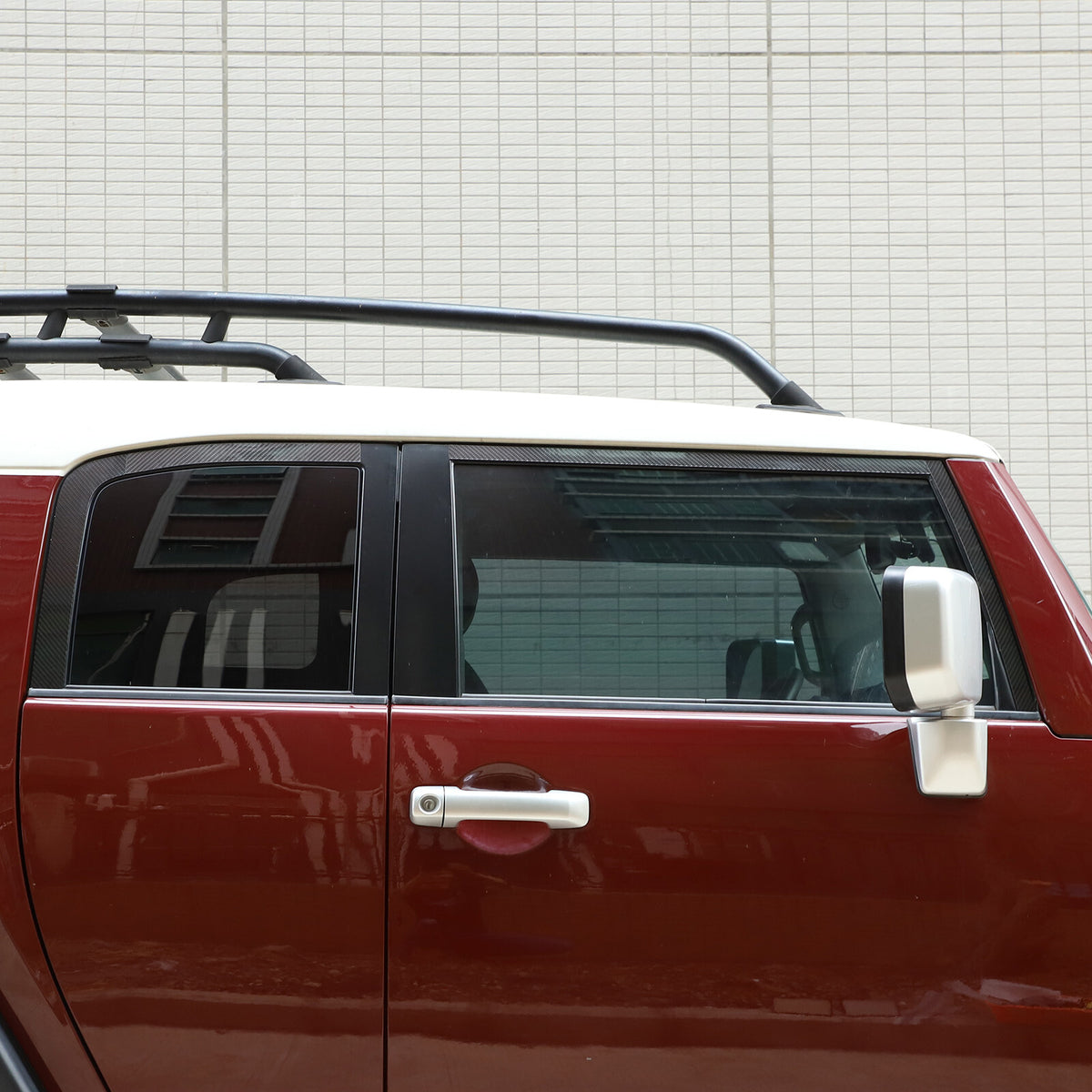 Carbon Fiber Top Window Accent Line Trim Strip For Toyota FJ Cruiser 2007-2021 8