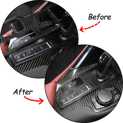Real Carbon Fiber Full Interior Set Decor Trim Kit For Toyota Supra A90 MK5 19+ 138