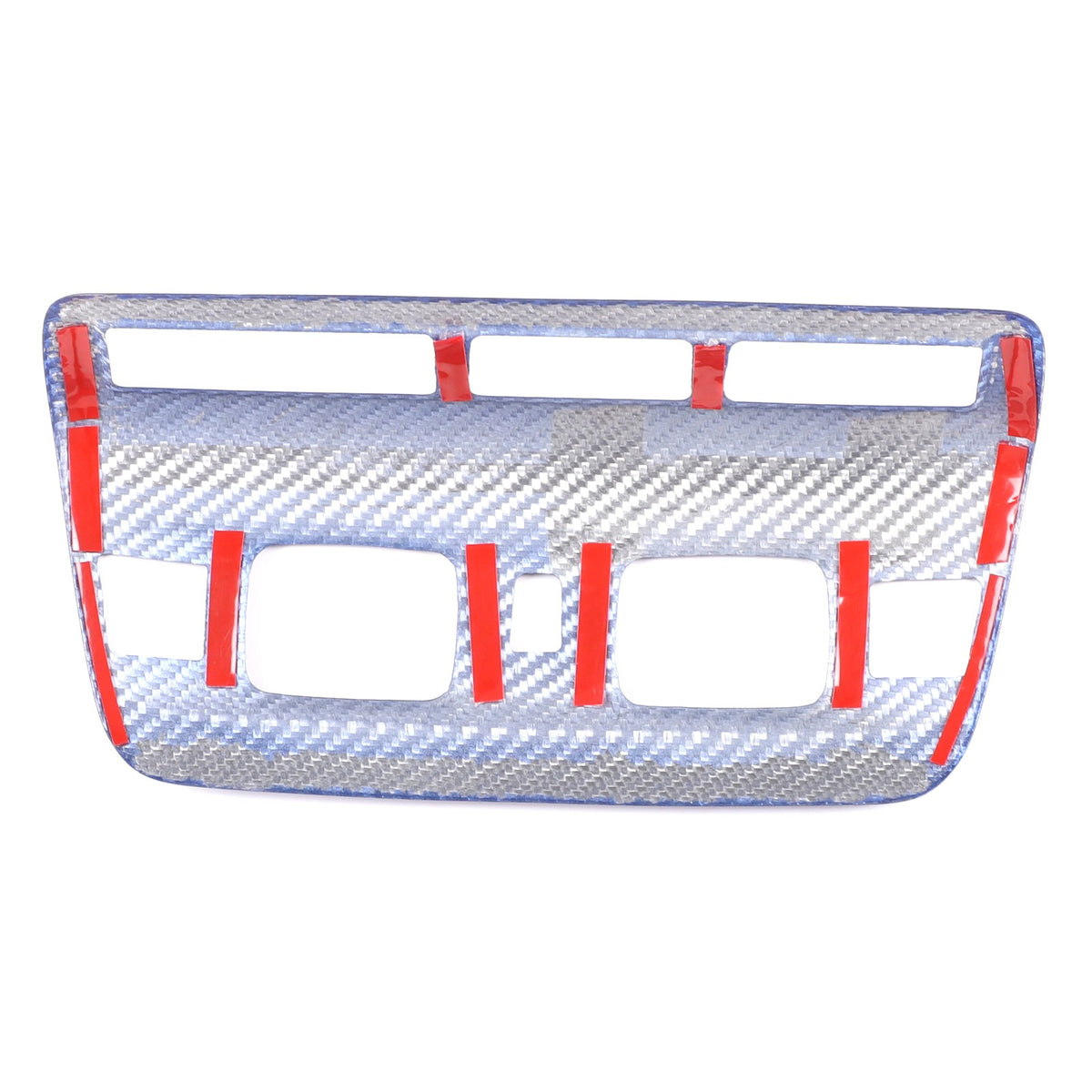 Blue Real Carbon Fiber Roof Reading Light Trim For Corvette C8 2020+ 16