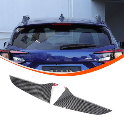 ABS Carbon Fiber Rear Window Sill C Pillar Trim For Subaru Crosstrek GU 2024 7