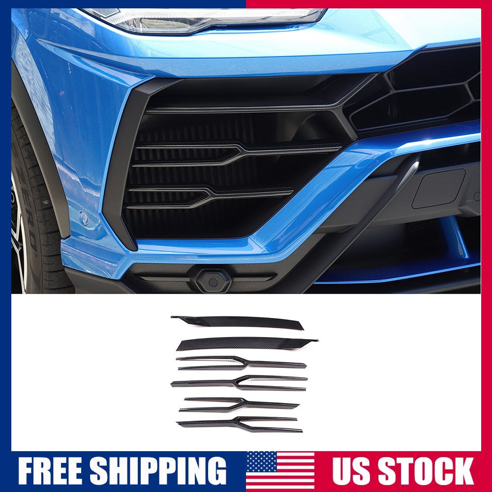 Carbon Fiber Front Bumper Winglets Fog Light Trim For Lamborghini Urus 18-21 US 1