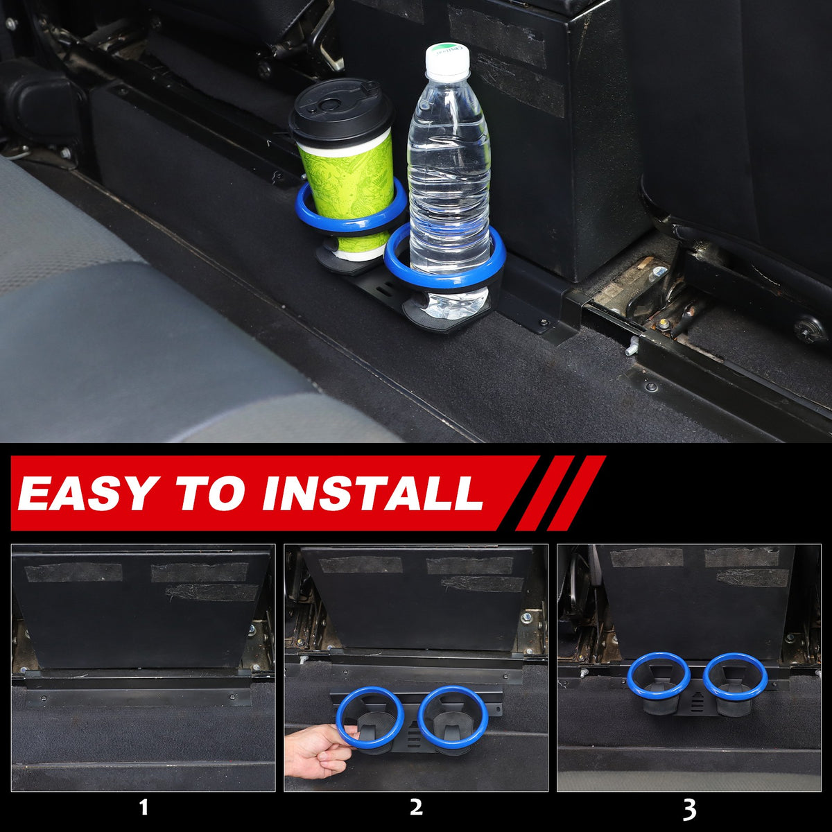 Steel Center Armrest Box Rear Cup Holder Bracket For LR Defender L316 2004-18 3