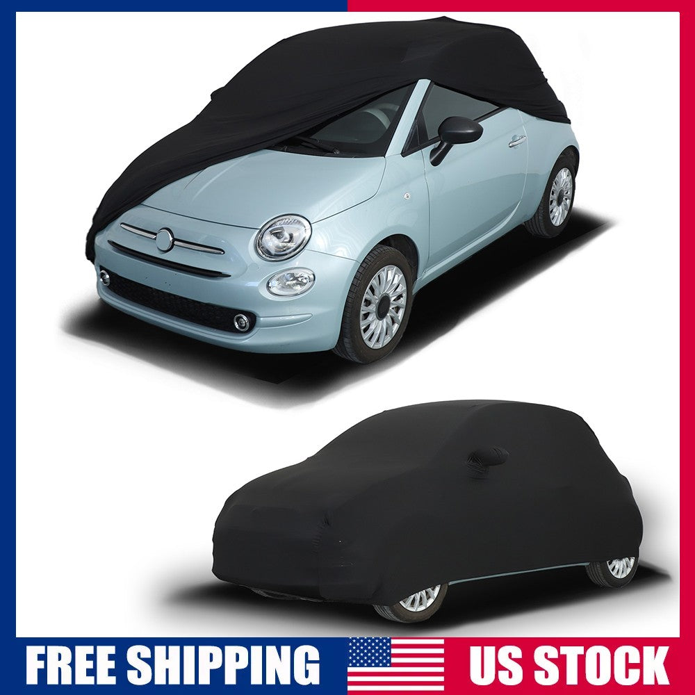 Car Protection Cover Waterproof Sun UV Snow Resistant For Fiat 500 2010-2022 US 1