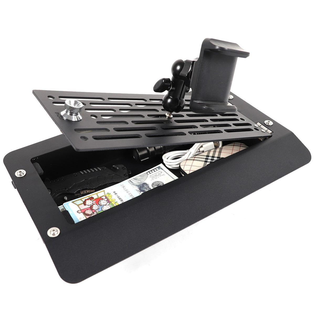 Phone Holder Clip with Dashboard Password Box For Toyota FJ Cruiser 2007-21 17