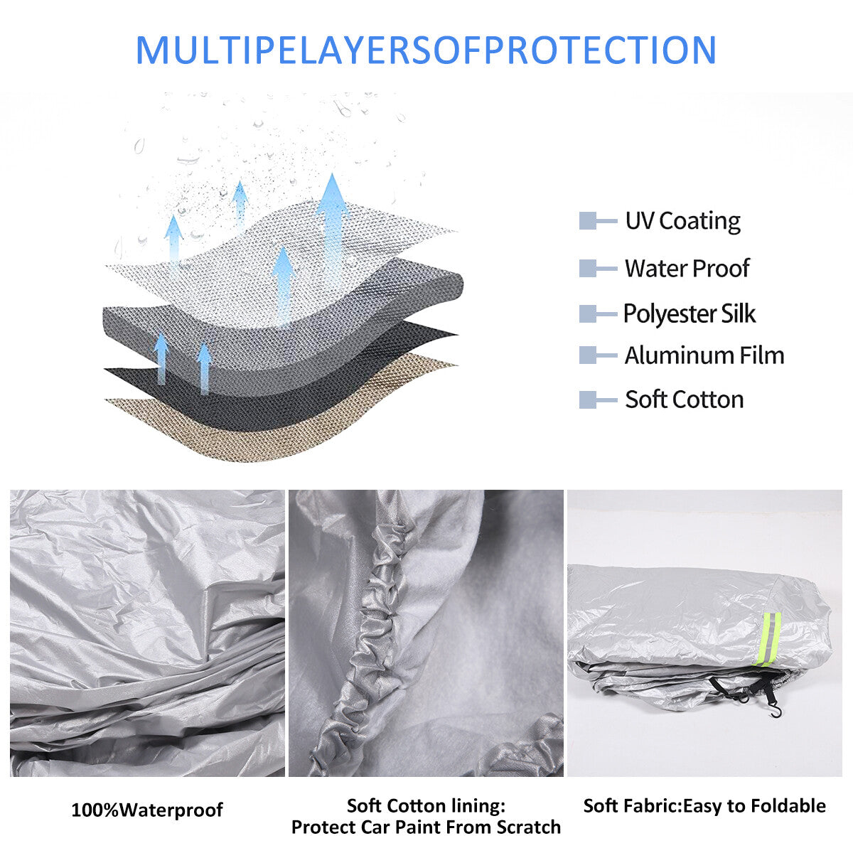 Sunscreen Snow Dust Rain Decoration Cover Car Cover For 14-19 Corvette C7 US 4