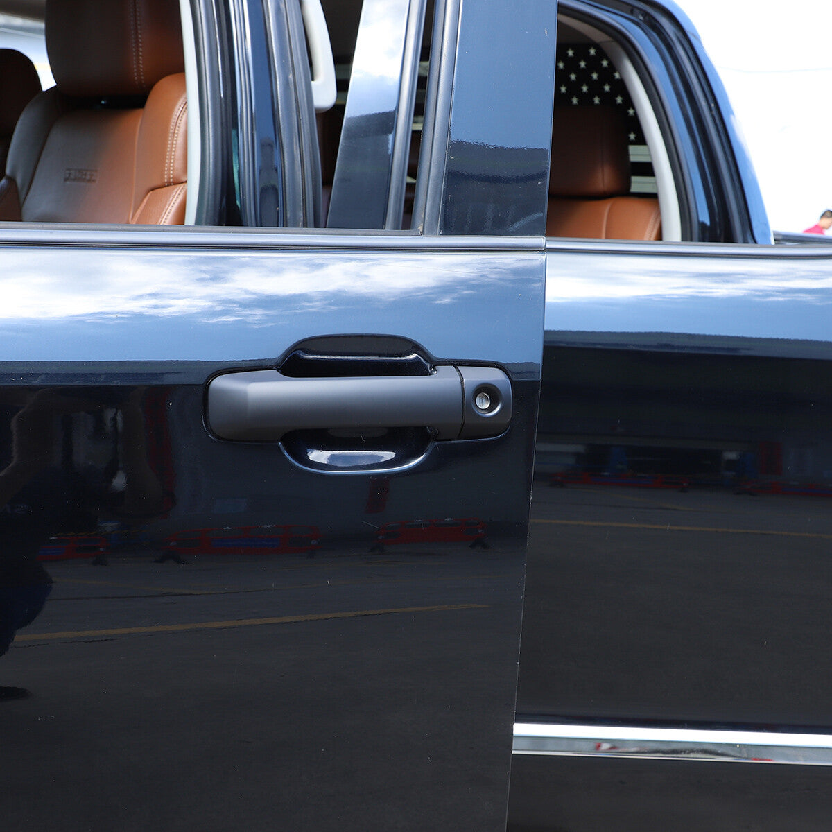 Matte Black Mirror Covers +Door Handle +Tailgate Cover For Toyota Tundra 2007-21 13