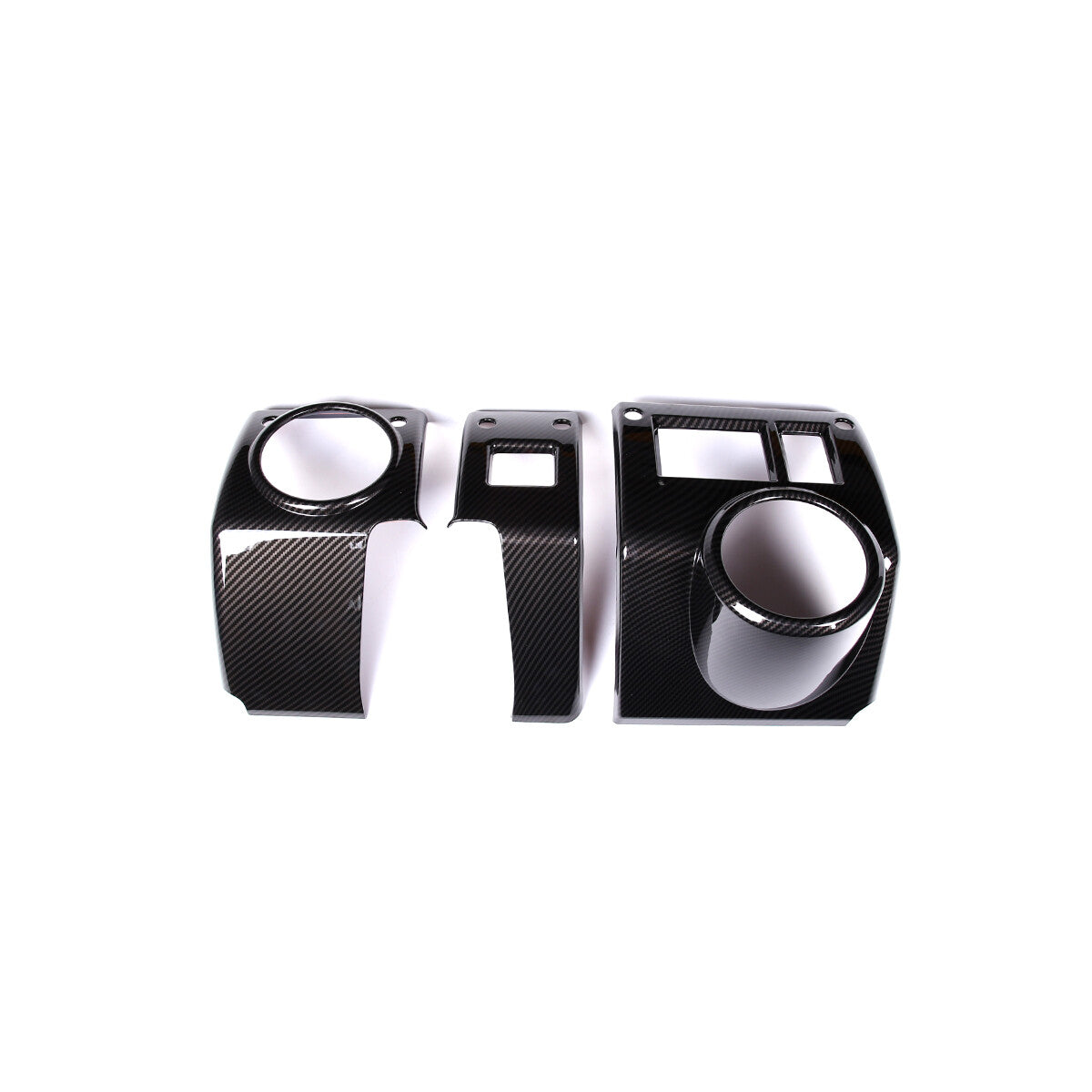 ABS Carbon Fiber Interior Full Set Panel Cover Trim Kit for Hummer H2 2003-2007 17