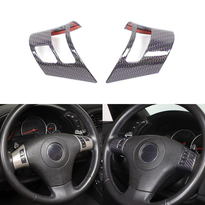 Real Carbon Fiber Steering Wheel Button Cover Trim For Corvette C6 2005-2013 21