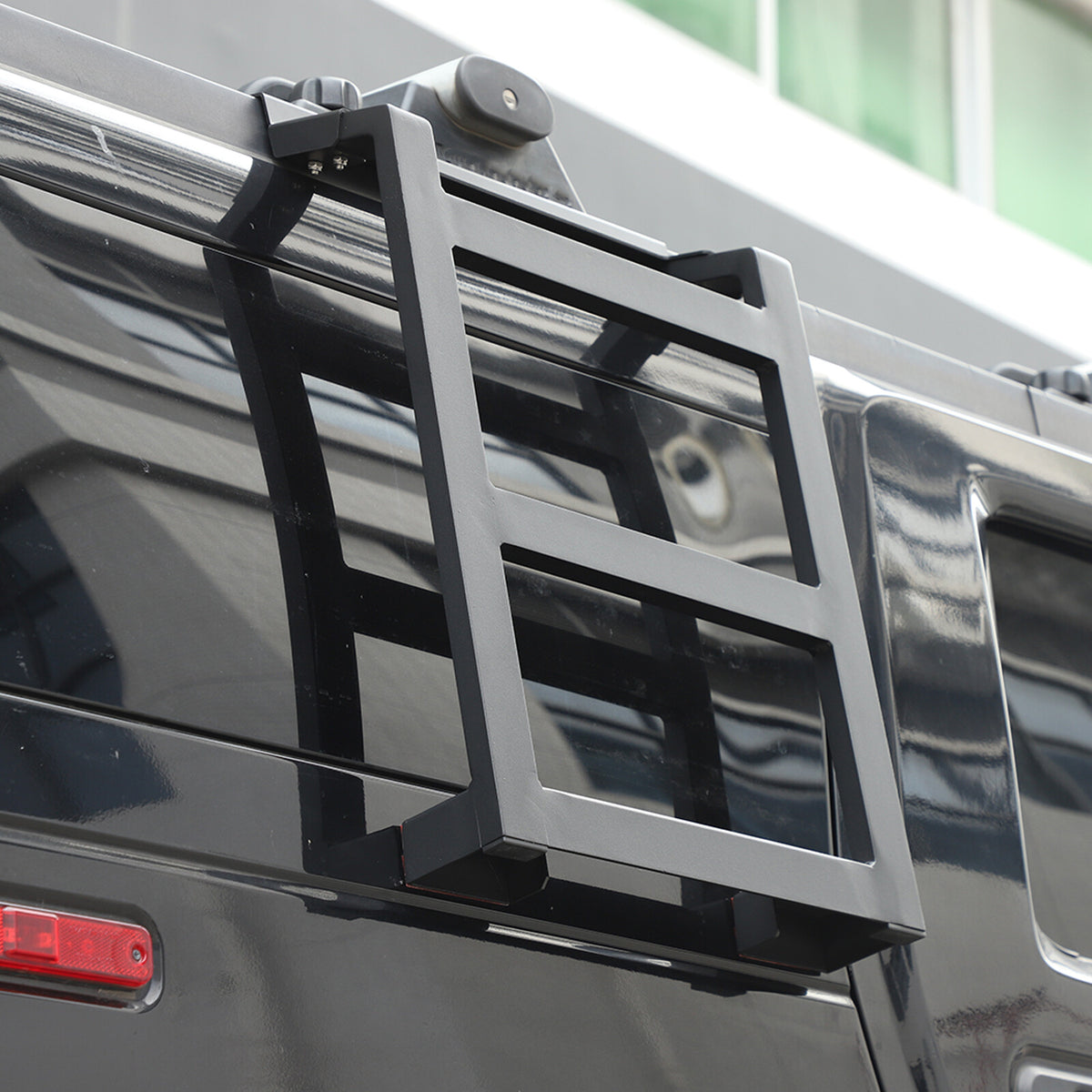 Alloy Rear Roof Climbing Ladder Rack Window Molle Panel For Hummer H2 2003-09 64