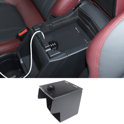 Alloy Center Console Safe GUN Storage Lock Box Tray For Subaru Forester SK 19-24 21