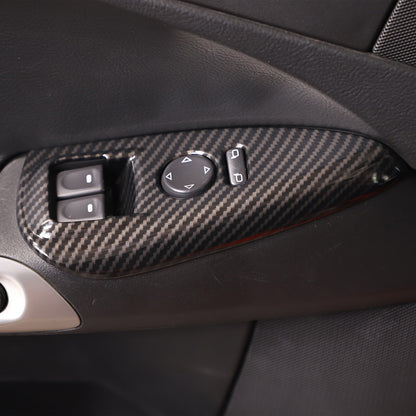 ABS Carbon Fiber Center Console Interior Trim Cover Full Set Kit For Corvette C6 - Styles 6-10 32