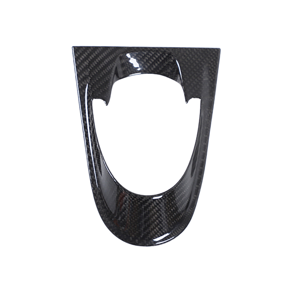 Real Carbon Fiber Dash Clock Base Trim Overlay For Porsche Panamera 971 17-23 US 3