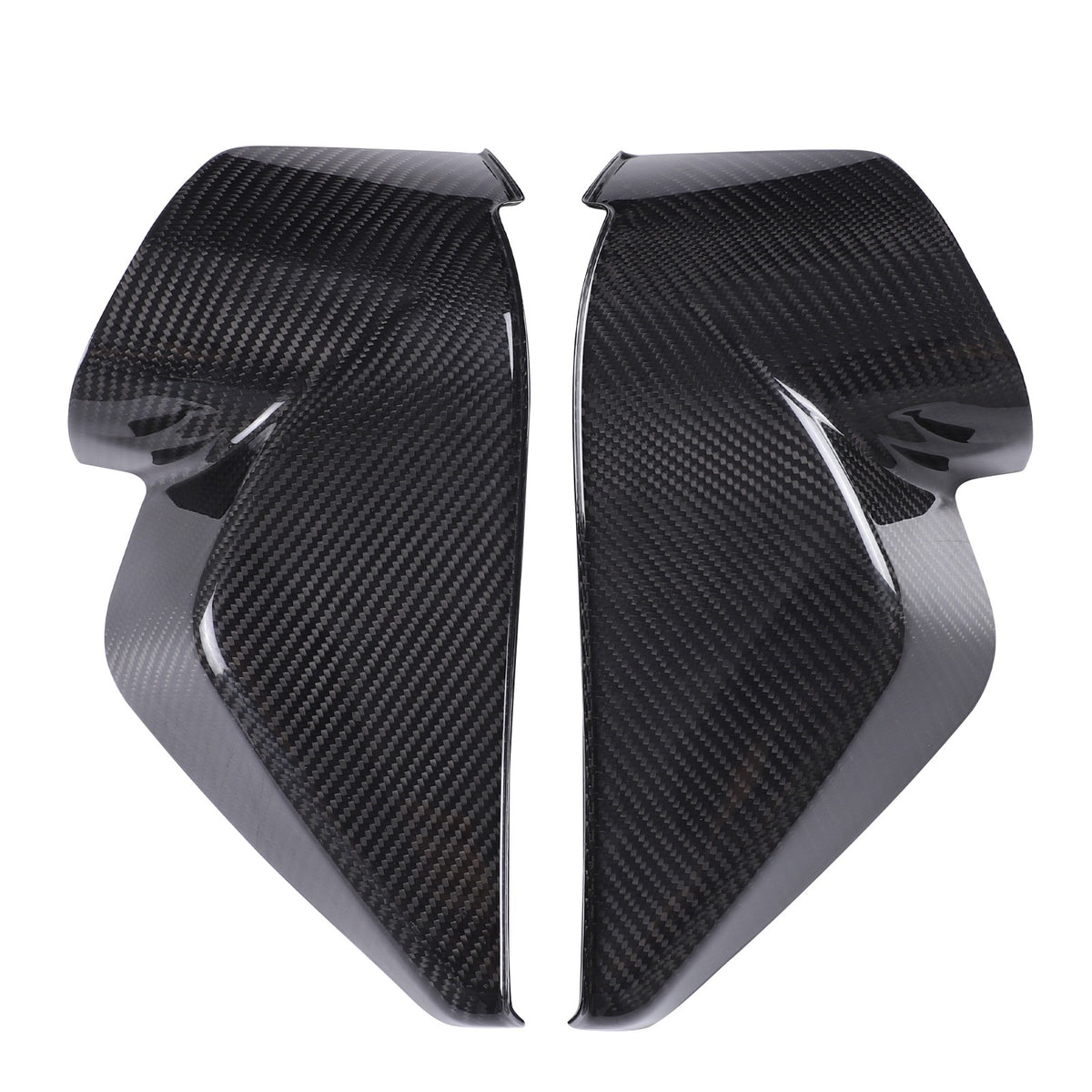 Real Carbon Fiber Interior Door Pillar Trim Cover For Corvette C8 2020+ 16