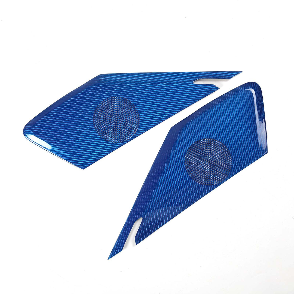 Blue Door Sound Speaker Cover REAL HARD Carbon Fiber For Corvette C8 1LT 20-2026 13