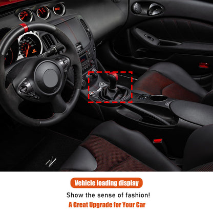 ABS Carbon Center Gear Shift Panel trim Cover For Nissan 370Z Z34 MT 09-20 US 18