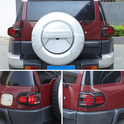 Piano Glossy Black ABS Tail Light Cover Trim For Toyota FJ Cruiser 2007-2021 US 15