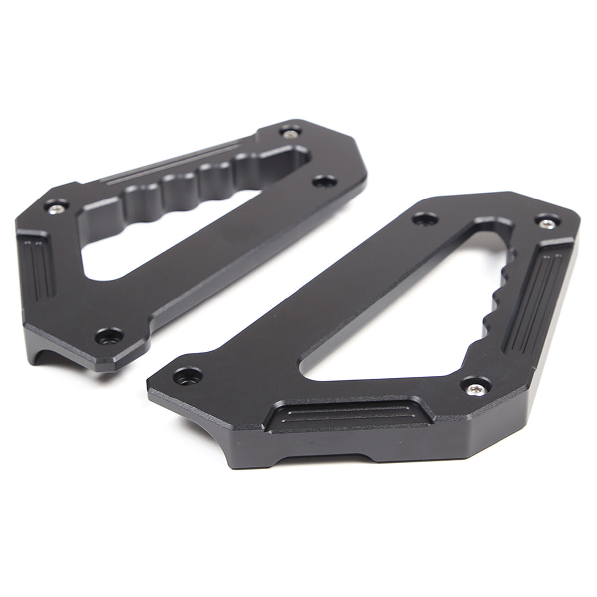 Black Alloy Door Pull Handle Armrest Panel Cover trim For LR Defender 2020-24 18