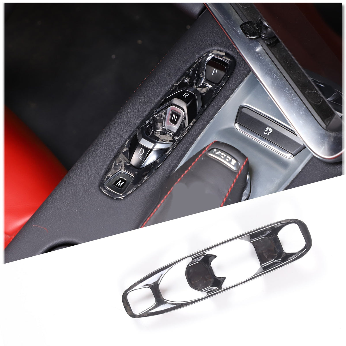 Forged Real Carbon Fiber Full Interior Set Cover Trim Kit For Corvette C8 20-25 - Variants 31-35 46